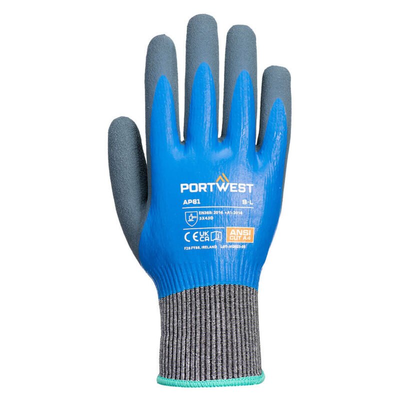 AP81 - Liquid Pro HR Cut Glove Blue