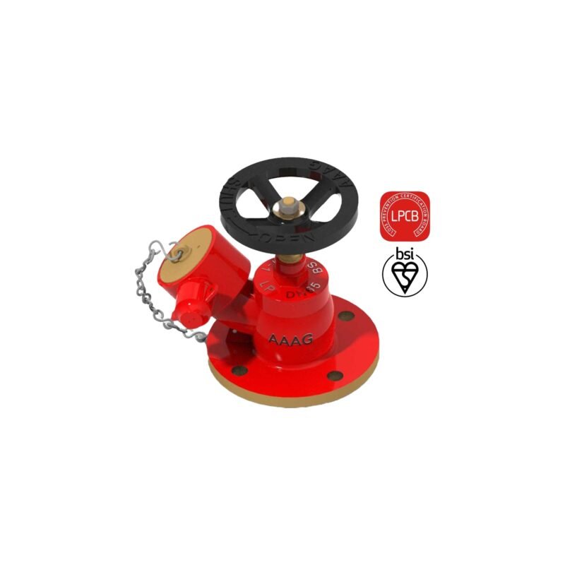 LPCB Kitemark Landing Valve G-104 – BS Landing Valve for wet riser (Flanged inlet)