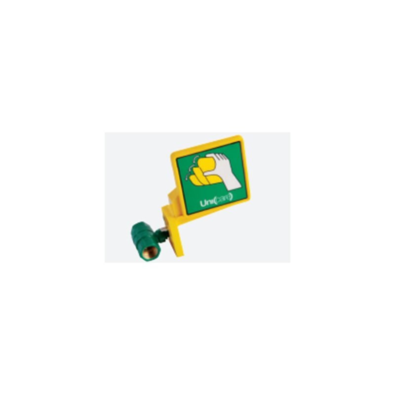 SHOWER SPARES 82500102 Brass Eye Wash Valve with ABS Push Handle