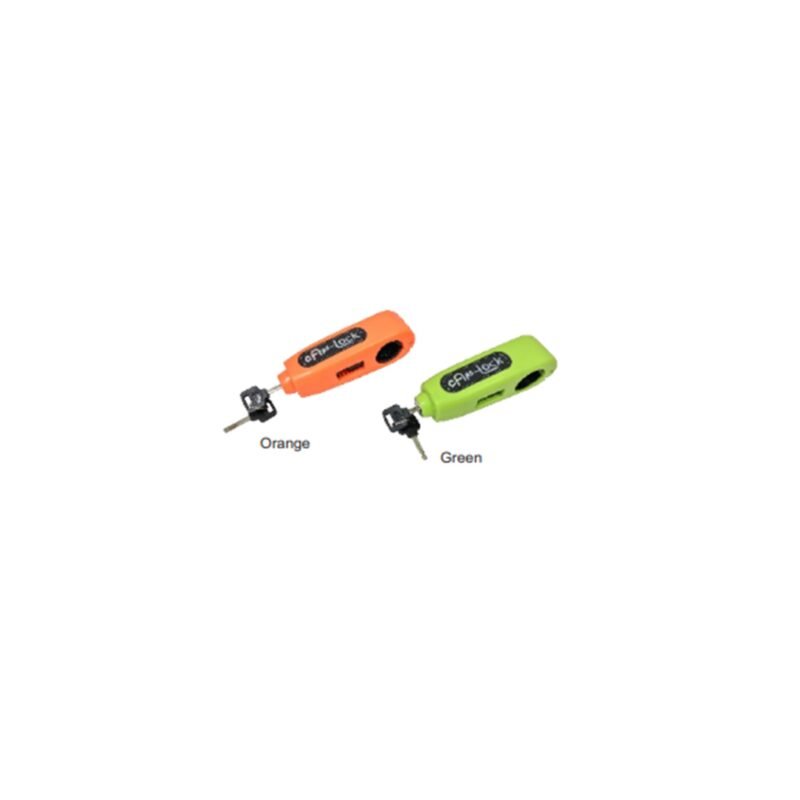 2-Wheeler Lock AXN-2WCL-GREEN/ORANGE