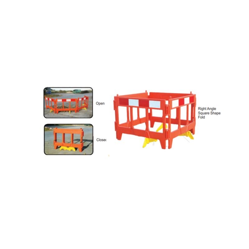 Foldable Expandable interlocking Folding Fence Barrier - 5000 AXN- FEB - IFB - ORANGE - 5000