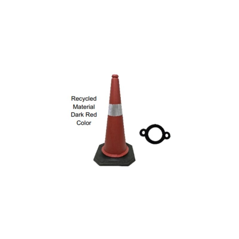 Rubber Base Traffic Cone - 750 MM AXN-RBTC-750