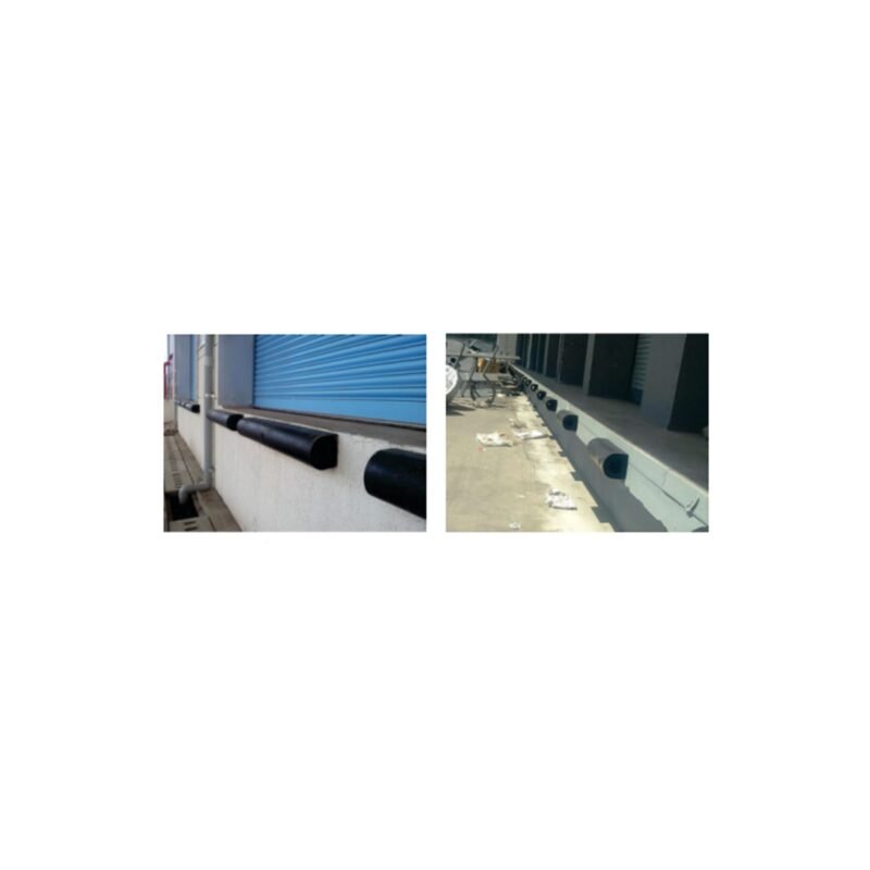 D Type Rubber Dock Bumpers AXN-RDB-D-TYPE-500