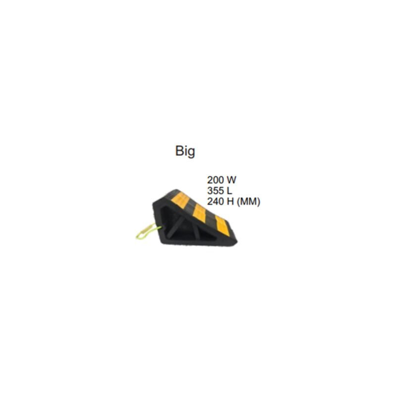 Truck Wheel Chock - Rubber  AXN-TWC-BIG