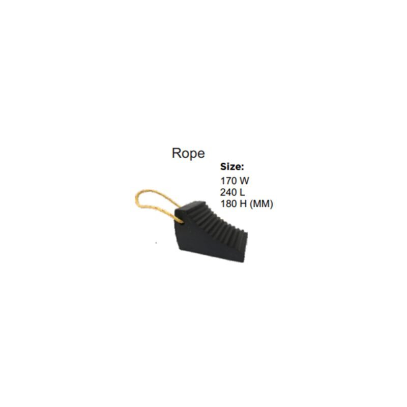 Truck Wheel Chock - Rubber  AXN-TWC-R