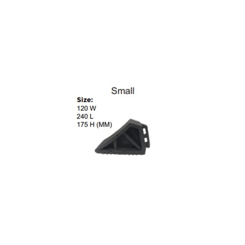 Truck Wheel Chock - Rubber AXN-TWC-SMALL
