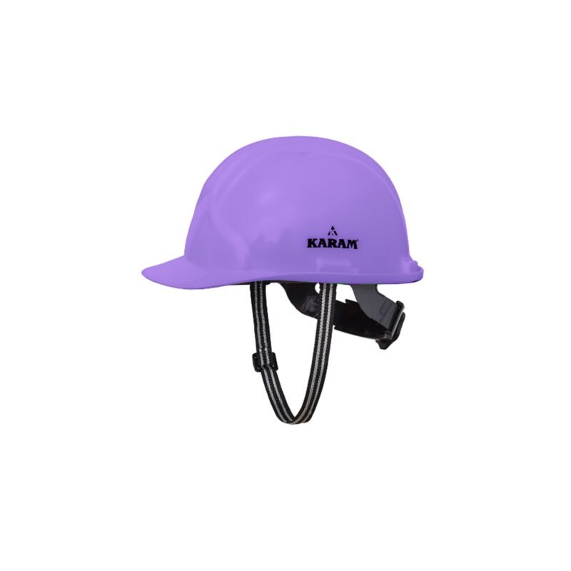 PN581 Safety Helmet with Protective Peak and Ratchet Type Adjustment