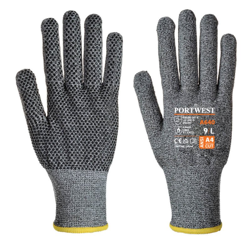 A640 - Sabre-Dot Glove Grey