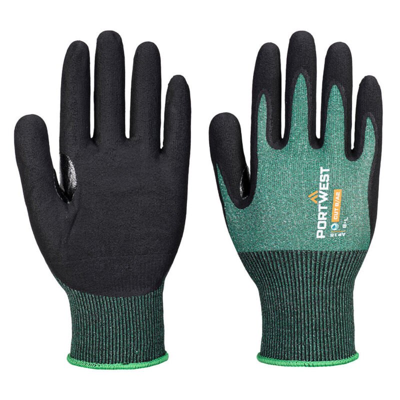 AP15 - SG Cut B18 Eco Nitrile Glove (Pk12) Green/Black