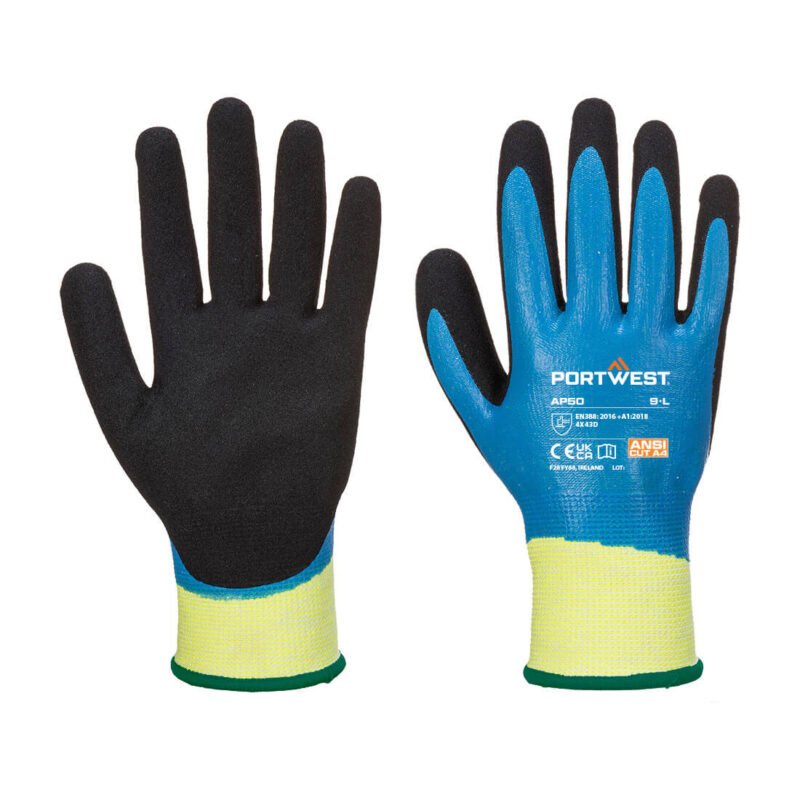 AP50 - Aqua Cut Pro Glove Blue/Black