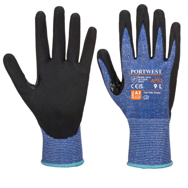 AP52 - Dexti Cut Ultra Glove Blue/Black